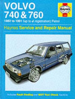 Volvo 740 and 760 (Petrol) 1982-91 Service and Repair Manual