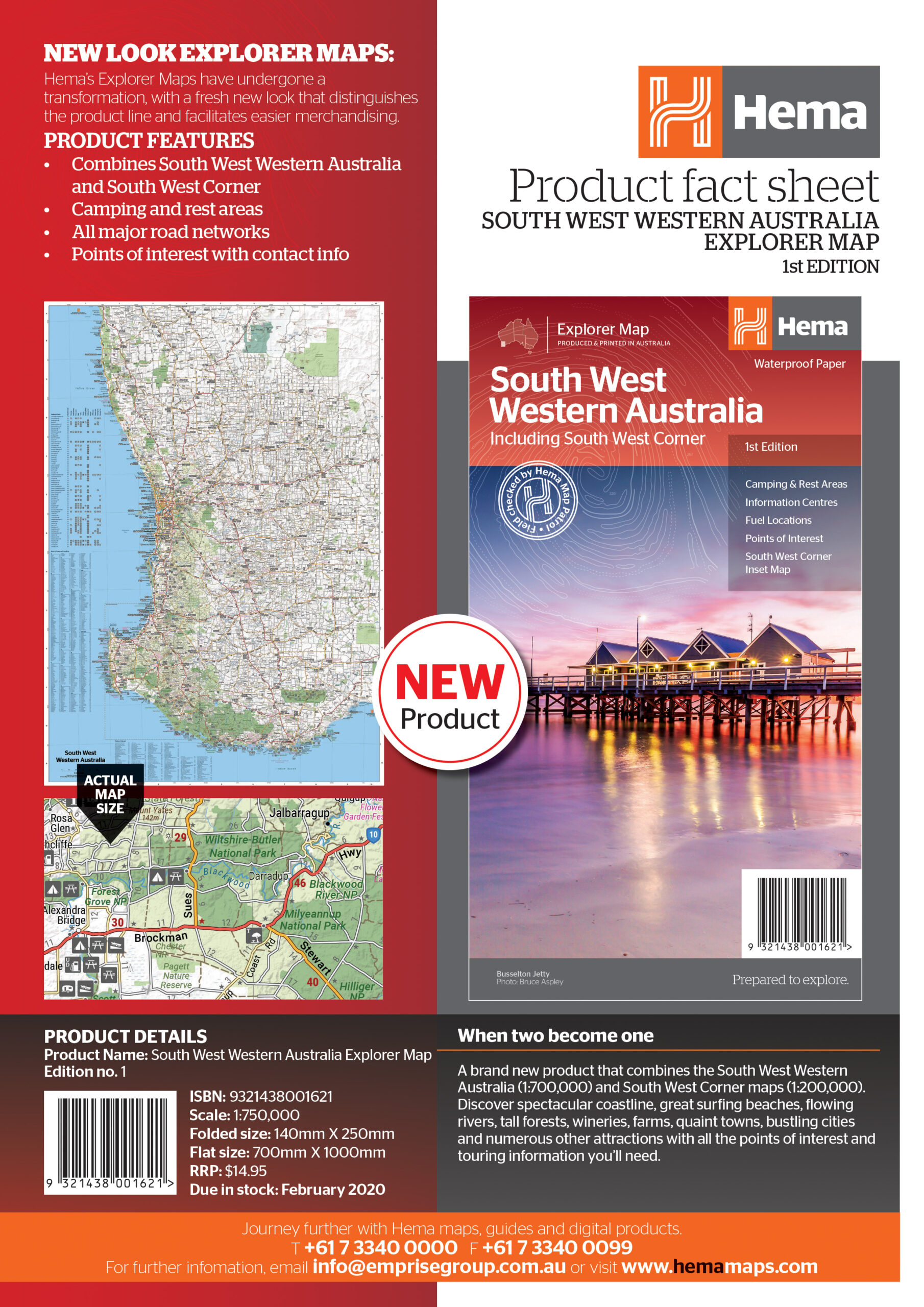 South West Western Australia Map