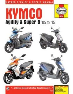 Kymco Agility & Super 8 Scooters 2005-2015 Repair Manual