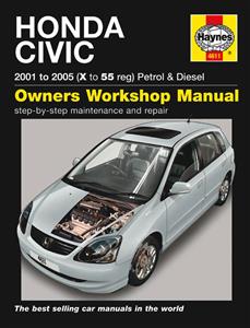 Honda Civic Petrol and Diesel Service and Repair Manual: 2001 to 2005