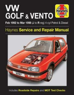 VW Golf & Vento 1992-1998 Repair Manual