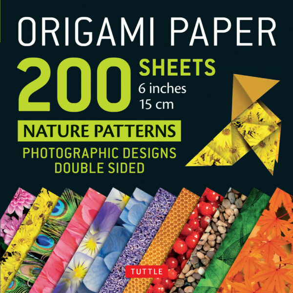 Origami Paper 200 sheets Nature Patterns 6" (15 cm)