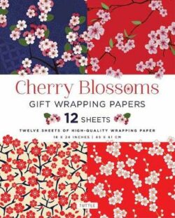 Cherry Blossoms Gift Wrapping Papers - 12 Sheets