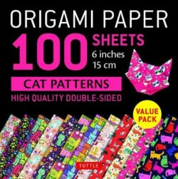 Origami Paper 100 sheets Cat Patterns 6" (15 cm)