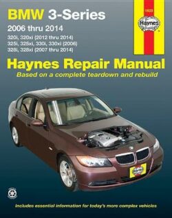 BMW 3 Series E90, E91, E92, E93 2006-2014 Repair Manual