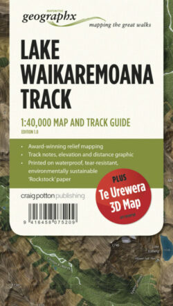 Lake WaikaremoanaTrack FOLDED Map