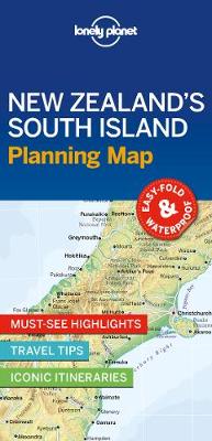 Lonely Planet New Zealand&apos;s South Island Planning Map