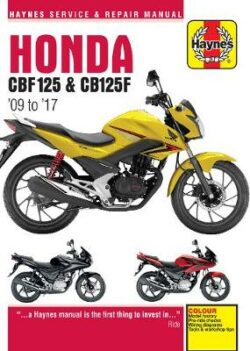 Honda CBF125 2009-2017 Repair Manual