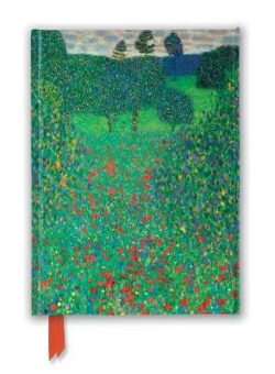 Gustav Klimt: Poppy Field (Foiled Journal)