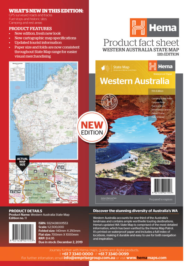 Western Australia State Map 11ed