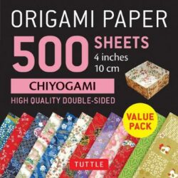 Origami Paper 500 sheets Chiyogami Patterns 4" (10 cm)