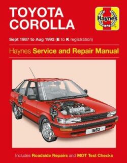 Toyota Corolla Petrol 1987-1992 Repair Manual