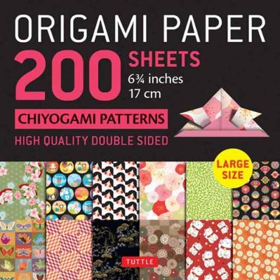 Origami Paper 200 sheets Chiyogami Patterns 6 3/4