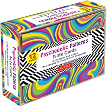 Psychedelic Patterns Note Cards - 12 cards