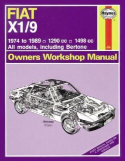 Fiat X1/9 1974-1989 Repair Manual