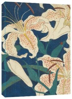 Hiroshige Spotted Lilies Paperback Journal: Dotted