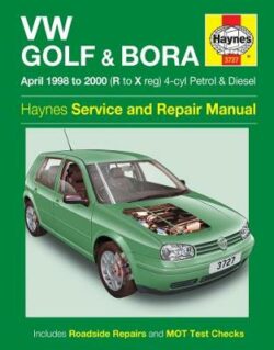 VW Golf & Bora April 1998-2000 Repair Manual