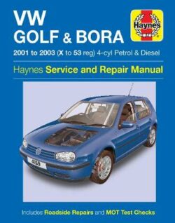 VW Golf & Bora 4-cyl 2001-2003 Repair Manual