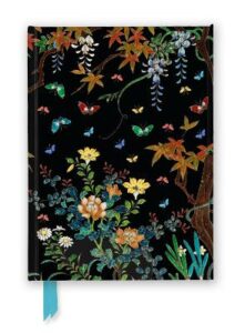 Ashmolean Museum Cloisonne Casket Flowers Butterflies Foiled Lined Notebook