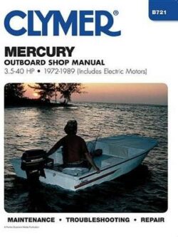 Mercury 3.5-40 HP Outboard incl electric motors 1972-1989 Repair Manual