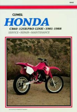 Honda CR60-125R Pro-Link 1981-1988 Repair Manual