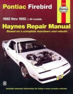 Pontiac Firebird 1982-1992 Repair Manual