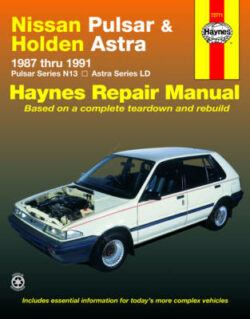 Nissan Pulsar N13 1987-1991/Holden Astra LD 1987-1989 Repair Manual