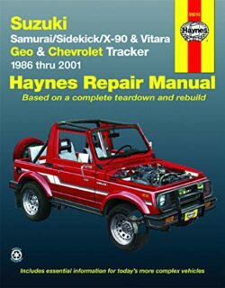 Suzuki 4WD, Geo Tracker, Chevrolet Tracker 1986-2001 Repair Manual