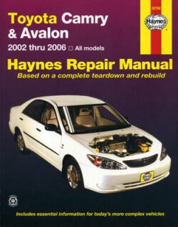 Toyota Camry ACV36R, MCV36R 2002-2006/Avalon MCX10 2000-2006 Repair Manual