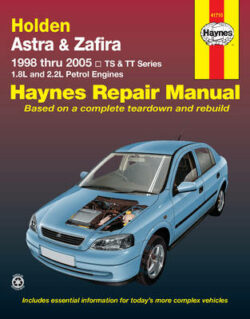 Holden Astra TS 1998-2005/Zafira TT 2001-2005 Repair Manual