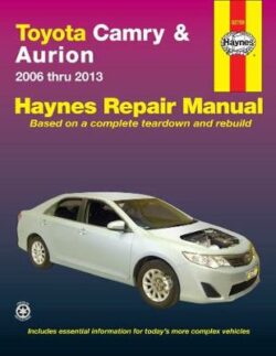 Toyota Camry ACV40R, ASV50R/Aurion GSV40R, GSV50R 2006-2013 Repair Manual