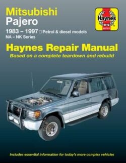 Mitsubishi Pajero NA/NB/NC/ND/NE/NF/NG/NH/NJ/NK 1983-1997 Repair Manual