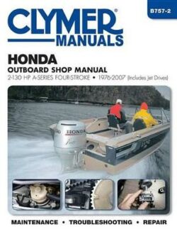 Honda 2-130 HP 4-Stroke Outboard 1976-2007 Repair Manual