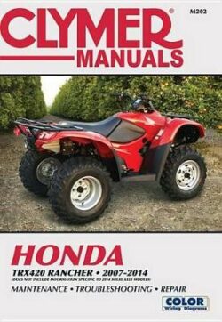 Honda TRX420 Rancher ATV 2007-2014 Repair Manual