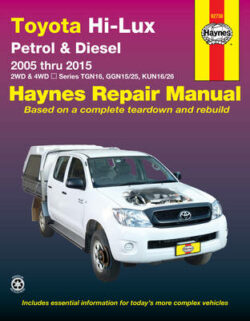 Toyota HiLux TGN16, GGN15, GGN25, KUN16, KUN26 2005-2015 Repair Manual