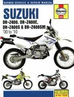 Suzuki DR-Z400, DR-Z400E, DR-Z400S & DR-Z400SM (00 to 10)