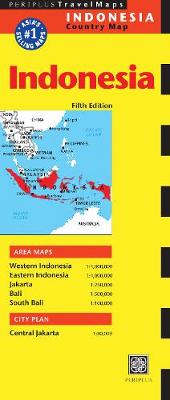 Indonesia Travel Map Fifth Edition