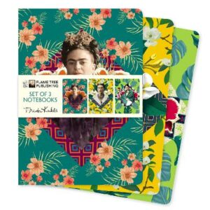 Frida Kahlo Standard 3 Set Lined & Blank Pages Notebook