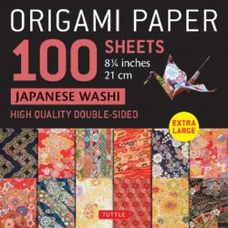 Origami Paper 100 sheets Japanese Washi 8 1/4" (21 cm)