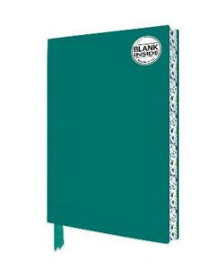 Teal Blank Artisan Notebook (Flame Tree Journals)