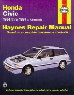 Honda Civic, Civic Si, & Civic Wagon 1984-1991 Repair Manual