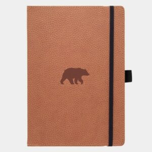Dingbats* Wildlife A4+ Brown Bear Notebook - Plain