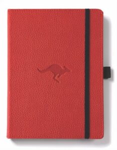 Dingbats* Wildlife A6 Pocket Red Kangaroo Notebook - Plain