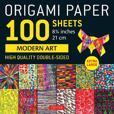 Origami Paper 100 sheets Modern Art 8 1/4" (21 cm)