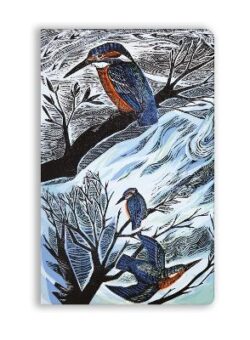 Angela Harding: Suffolk Kingfishers (Soft Touch Journal)
