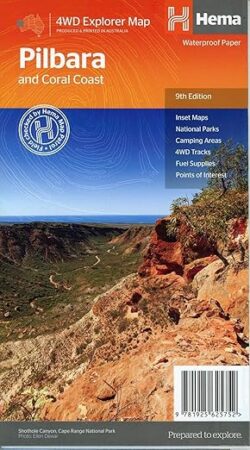Pilbara & Coral Coast Map