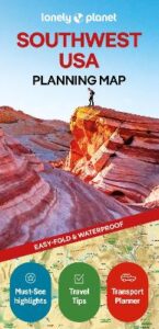Lonely Planet Southwest USA Planning Map
