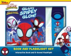 Disney Junior Marvel Spidey Glow Spidey Book & 5 Sound Flashlight