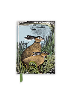 Angela Harding: Rathlin Hares 2027 Luxury Pocket Diary Planner - Week to View