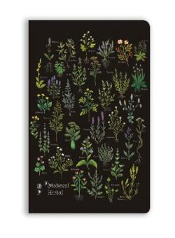 Anna Stead Medieval Herbal Soft Touch Lined Notebook